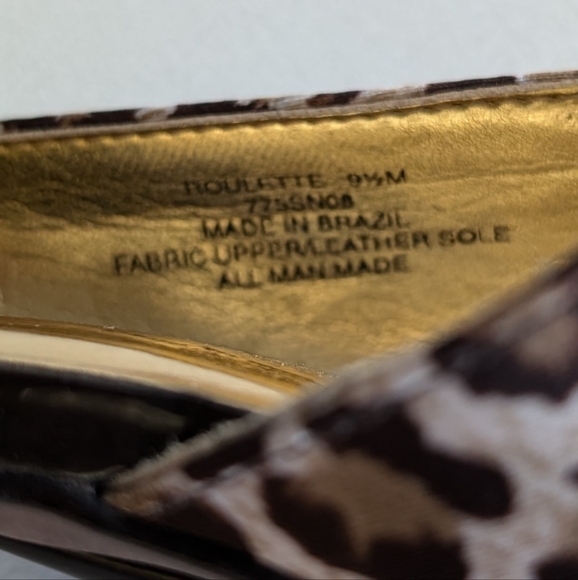 Carlos Santana Y2K leopard print stilettos size 9.5 - Picture 9 of 10